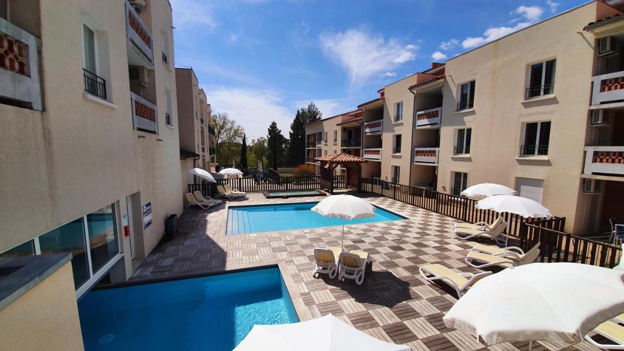Le Baou Beni - Piscine, Climatisation & Parking Apartment Greoux-les-Bains Luaran gambar